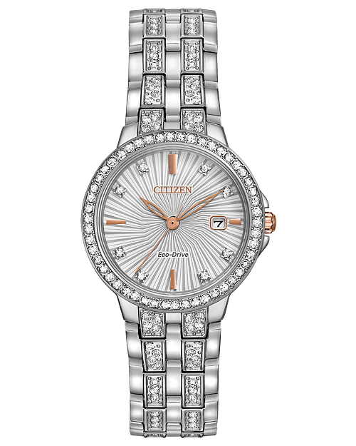 Citizen silhouette 2025 crystal watch